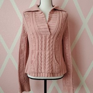 SO PINK SAILOR COLLAR SWEATER